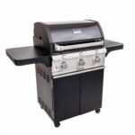 Saber Deluxe Black 3-Burner Grill