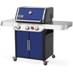 Weber GENESIS SP-E-325s Gas Grill with Sear Burner - Deep Ocean Blue - Image 2
